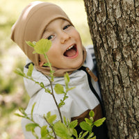 Ensemble 2 pièces mi-saison pour garçons - Sable, toffee & noir