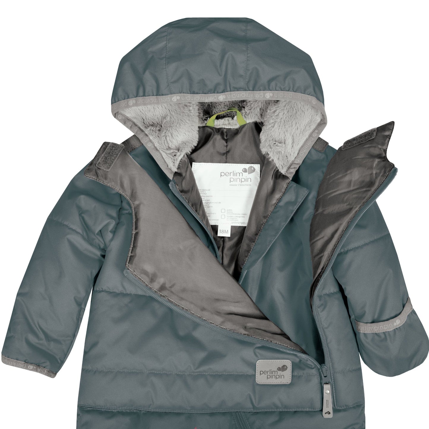 One piece baby snowsuit - Stark