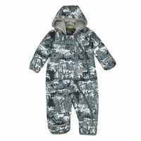 One piece baby snowsuit - Bears