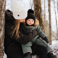 Habit de neige 1 pièce pour bébé - Texturé Chasseur