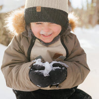 Habit de neige 1 pièce pour enfant - Noir, Kaki & Beige