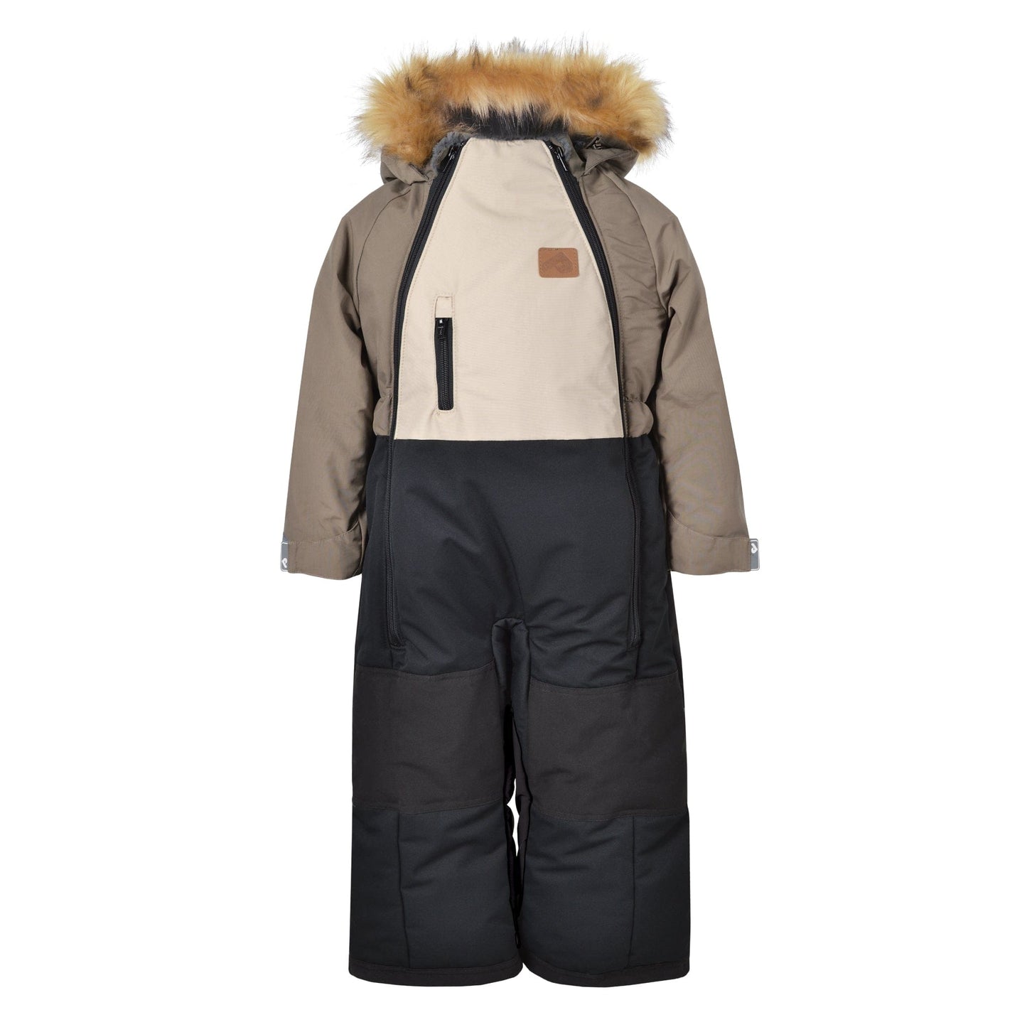 Habit de neige 1 pièce pour enfant - Noir, Kaki & Beige