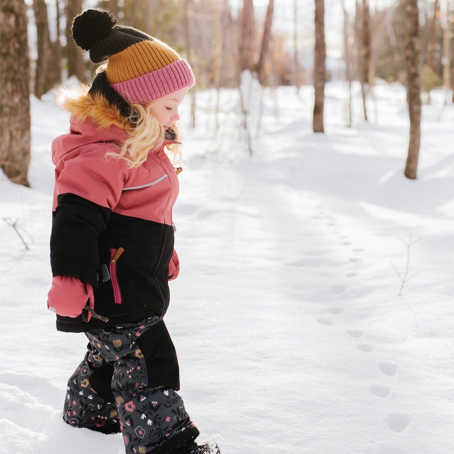 Two piece girl kid snowsuit - Punch