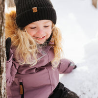 Habit de neige 2 pièces pour fillette - Texturé Blush