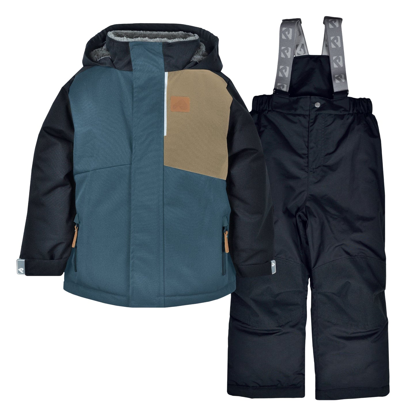 Two piece boy kid snowsuit - Rorqual