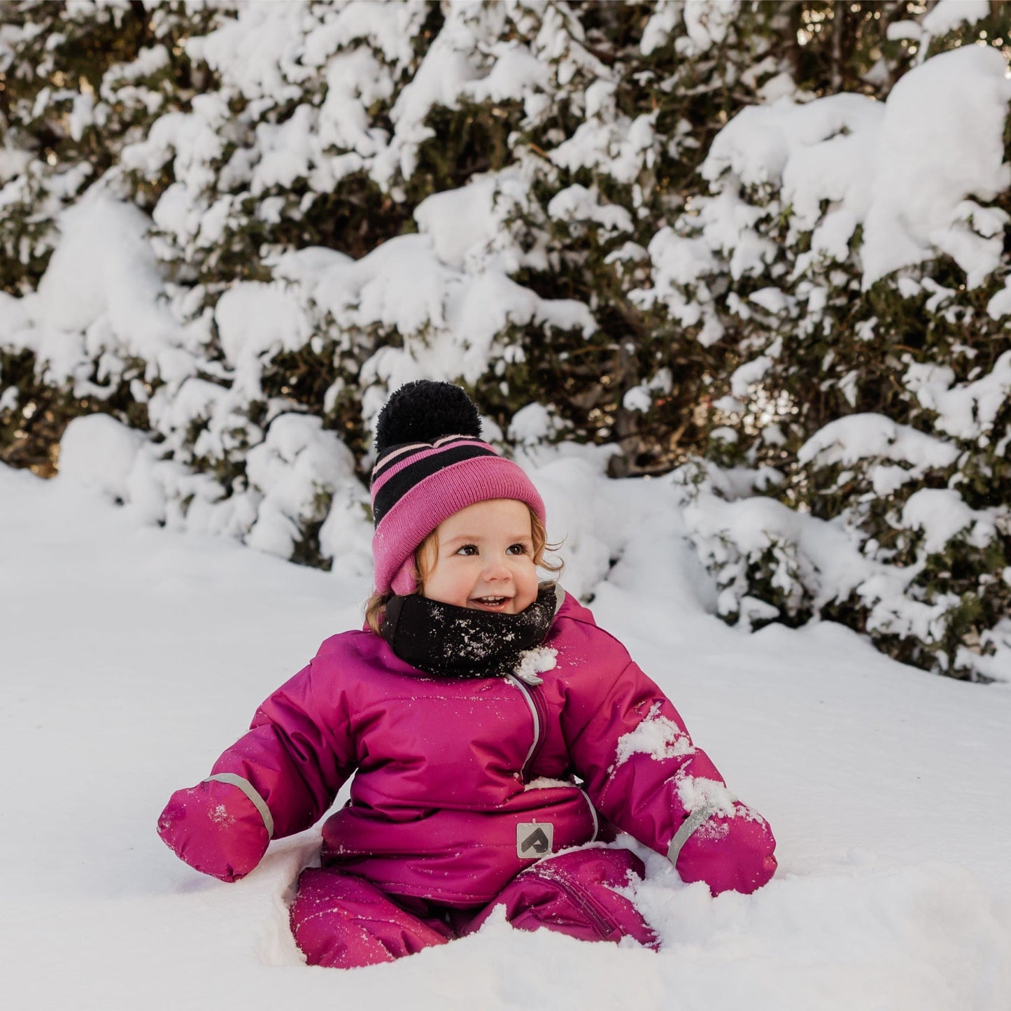 Habit de neige 1 pièce pour bébé - Cassis