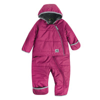 One piece baby snowsuit - Blackcurrant