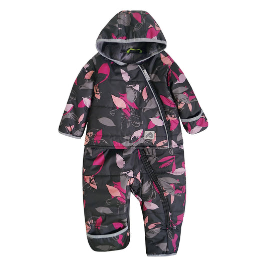 One piece baby snowsuit - Foliage