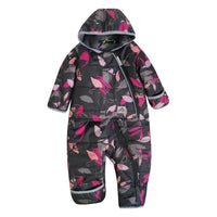 One piece baby snowsuit - Foliage