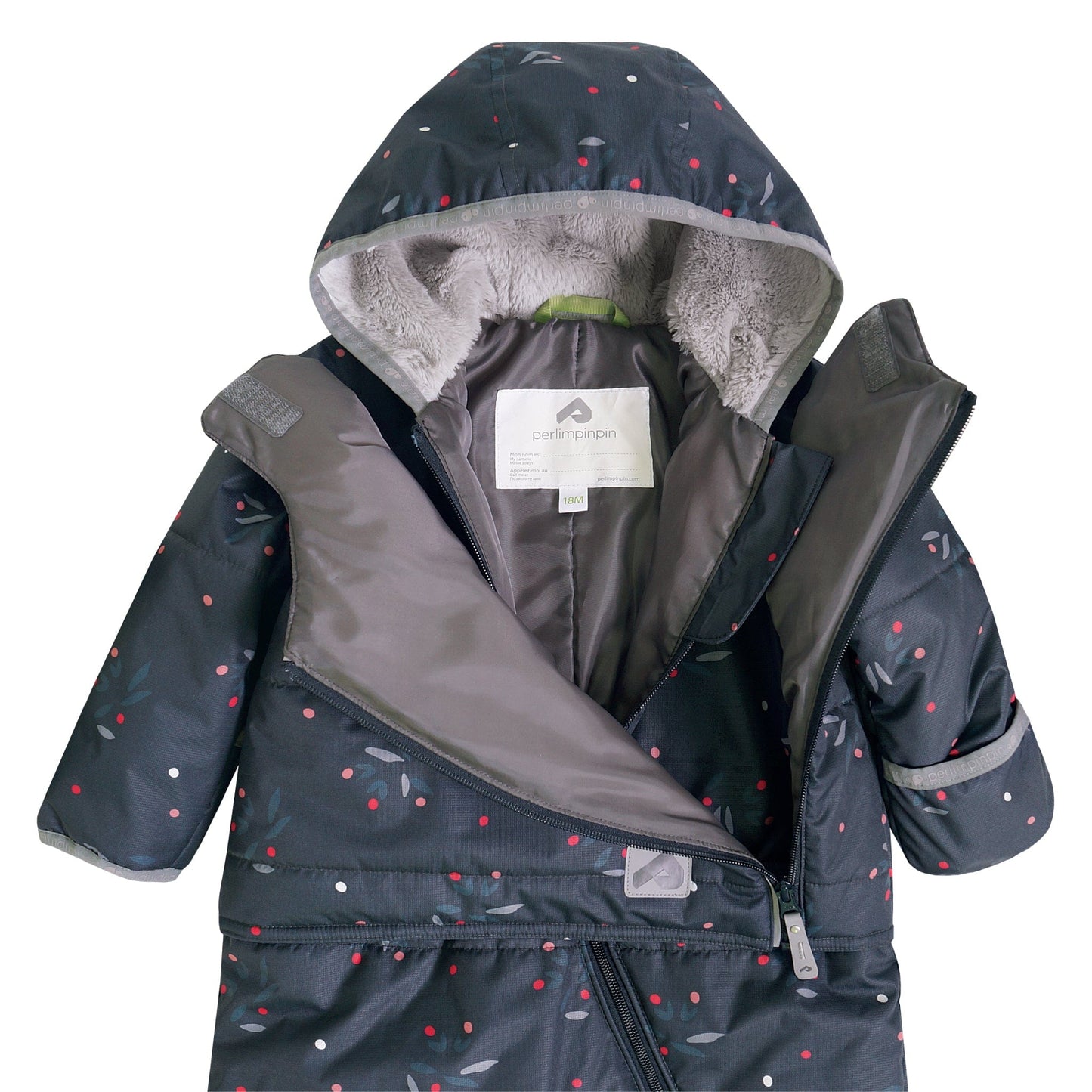 Habit de neige 1 pièce pour bébé - Pétales