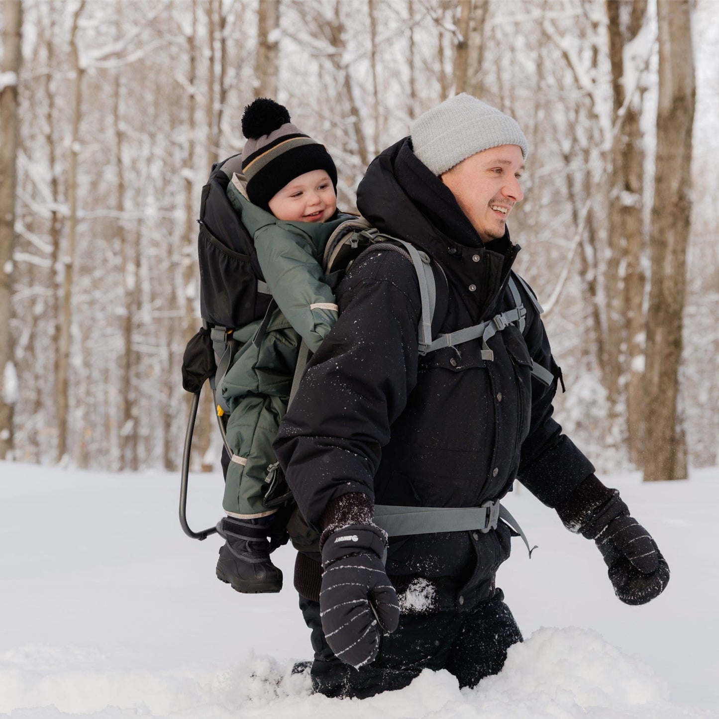 Habit de neige 1 pièce pour bébé - Armée