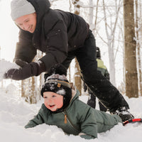 Habit de neige 1 pièce pour bébé - Armée