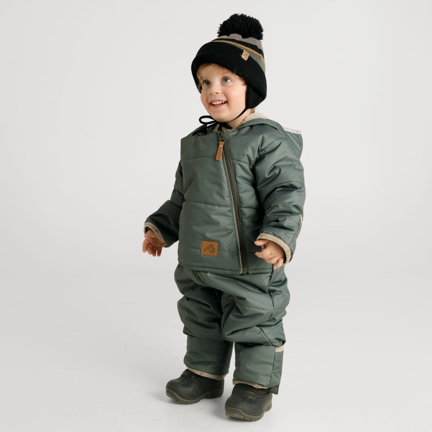 Habit de neige 1 pièce pour bébé - Armée