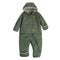 One piece baby snowsuit - Army