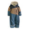 One piece baby snowsuit - Goggles