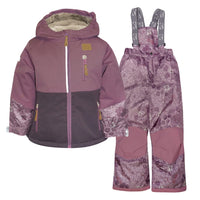 Two piece kid snowsuit - Floral