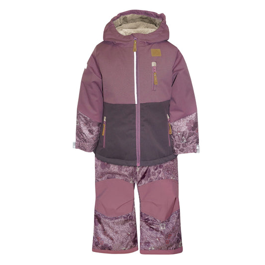 Two piece kid snowsuit - Floral
