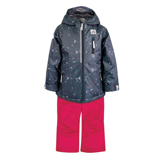 Two piece kid snowsuit - Petals