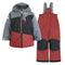 Two piece kid snowsuit - Garnet, Black & Stark