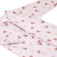 Pyjama pour bébé en velours - Pommes