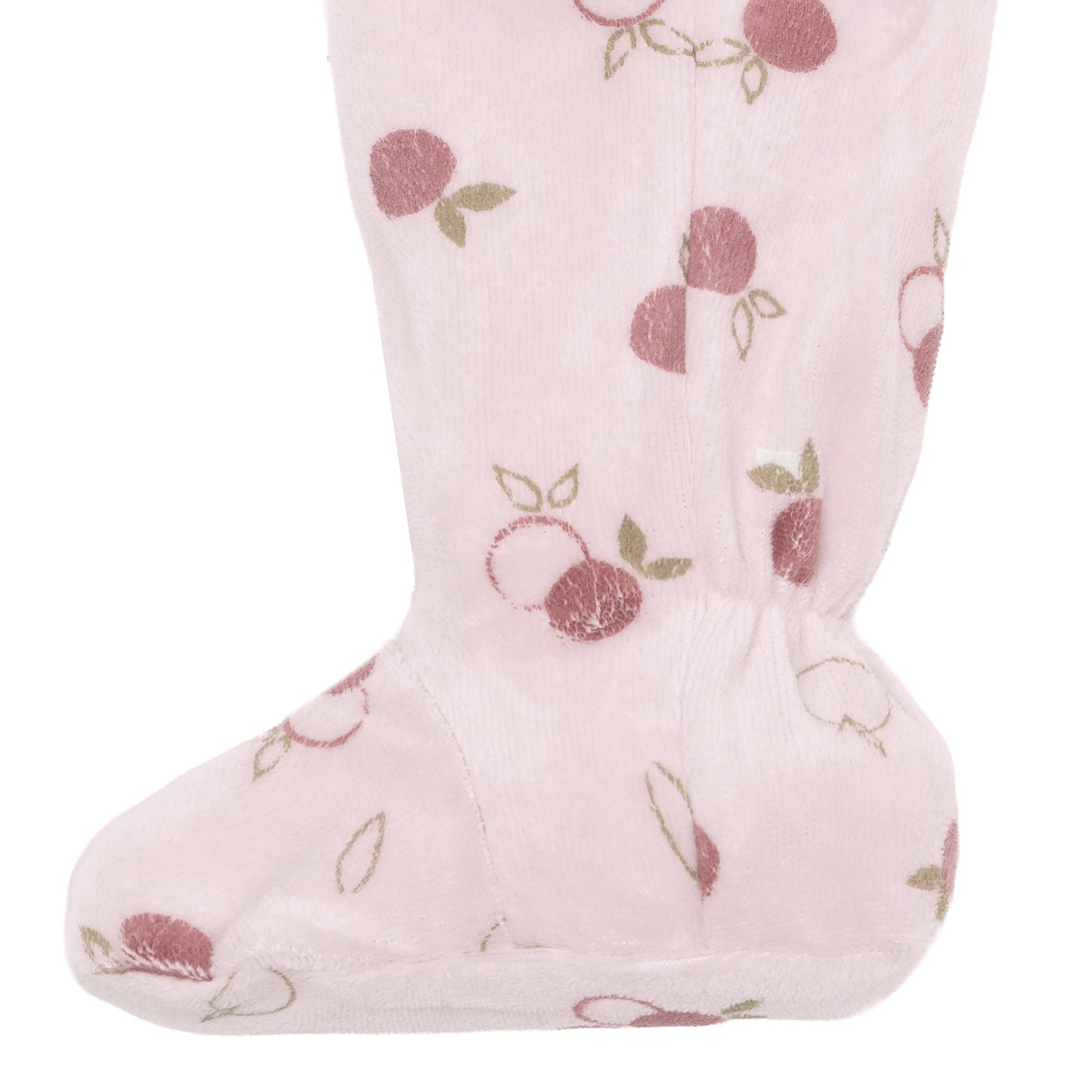 Pyjama pour bébé en velours - Pommes