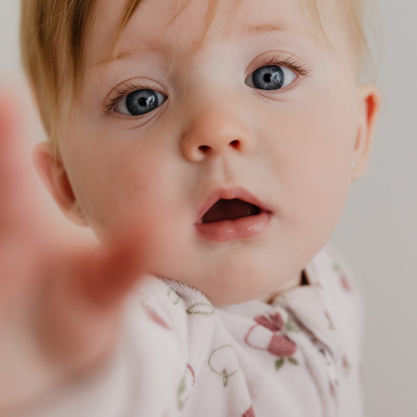 Pyjama pour bébé en velours - Pommes