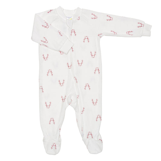 Velvet baby sleeper - Deers