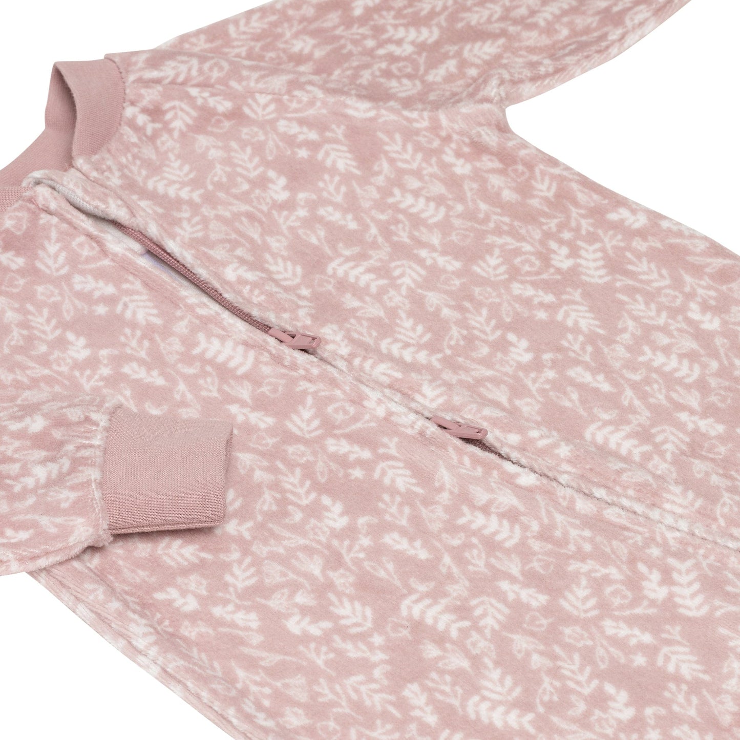 Velvet baby sleeper - Floral