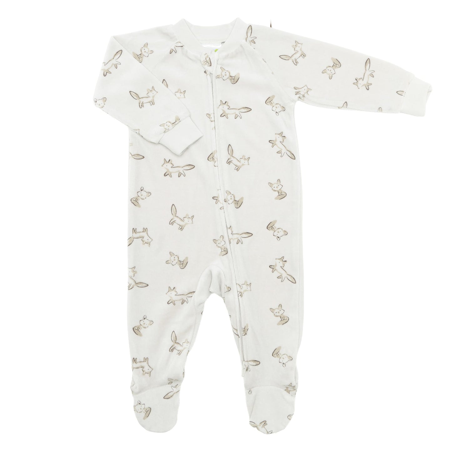 Pyjama pour bébé en velours - Renard