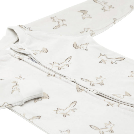 Pyjama pour bébé en velours - Renard