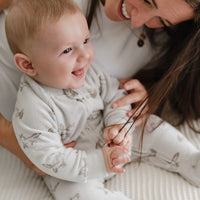Pyjama pour bébé en velours - Renard