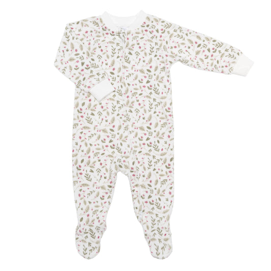 Velvet baby sleeper - Meadow
