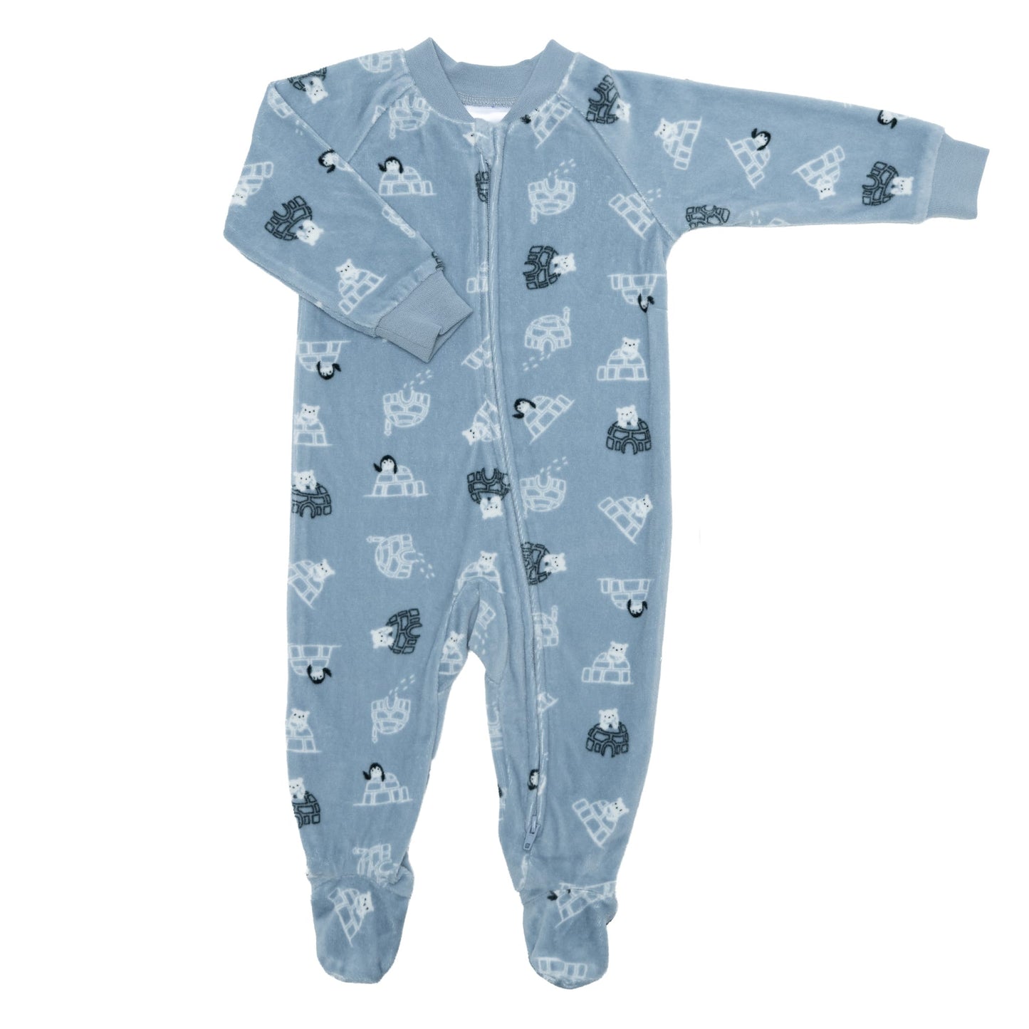 Pyjama pour bébé en velours - Polaire