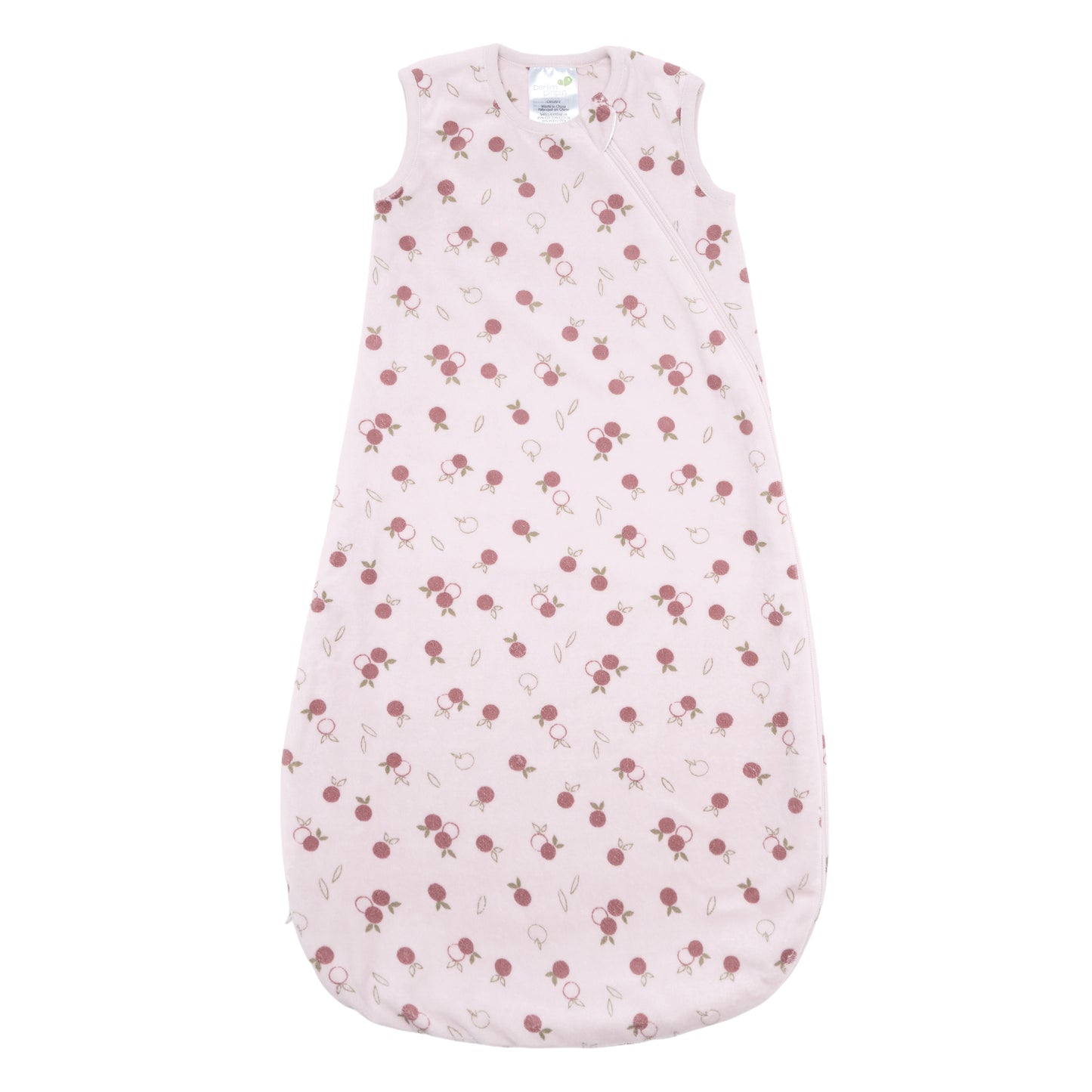 Velvet sleep sack - Apples (1.0 tog)