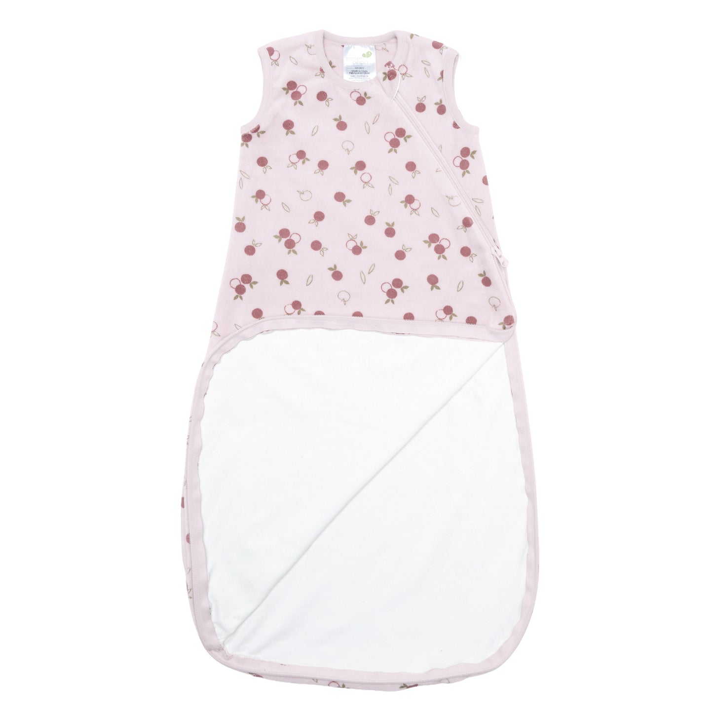 Velvet sleep sack - Apples (1.0 tog)