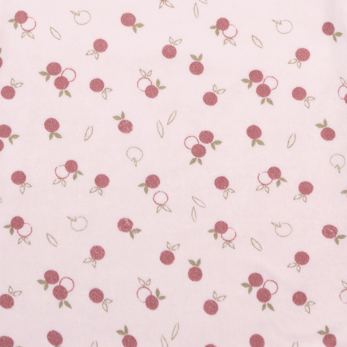 Velvet sleep sack - Apples (1.0 tog)