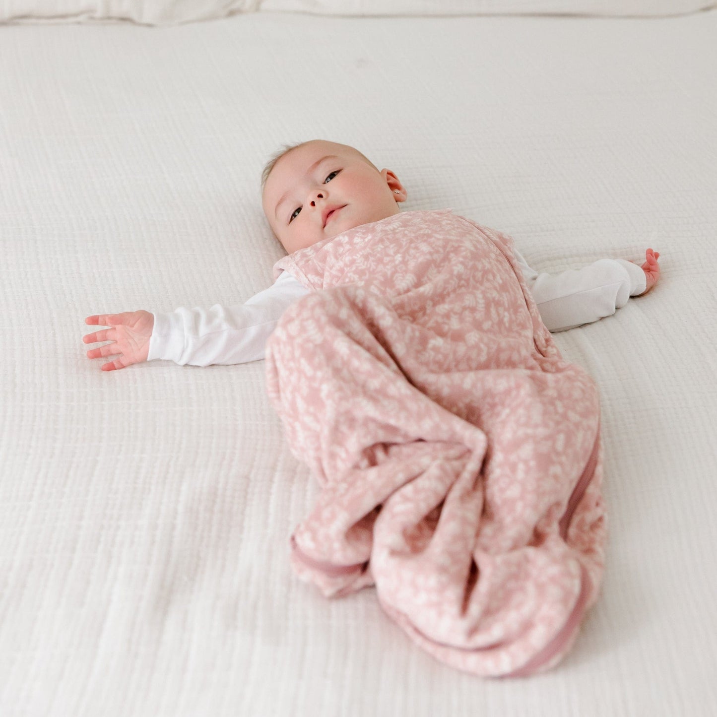 Velvet sleep sack - Floral (1.0 tog)