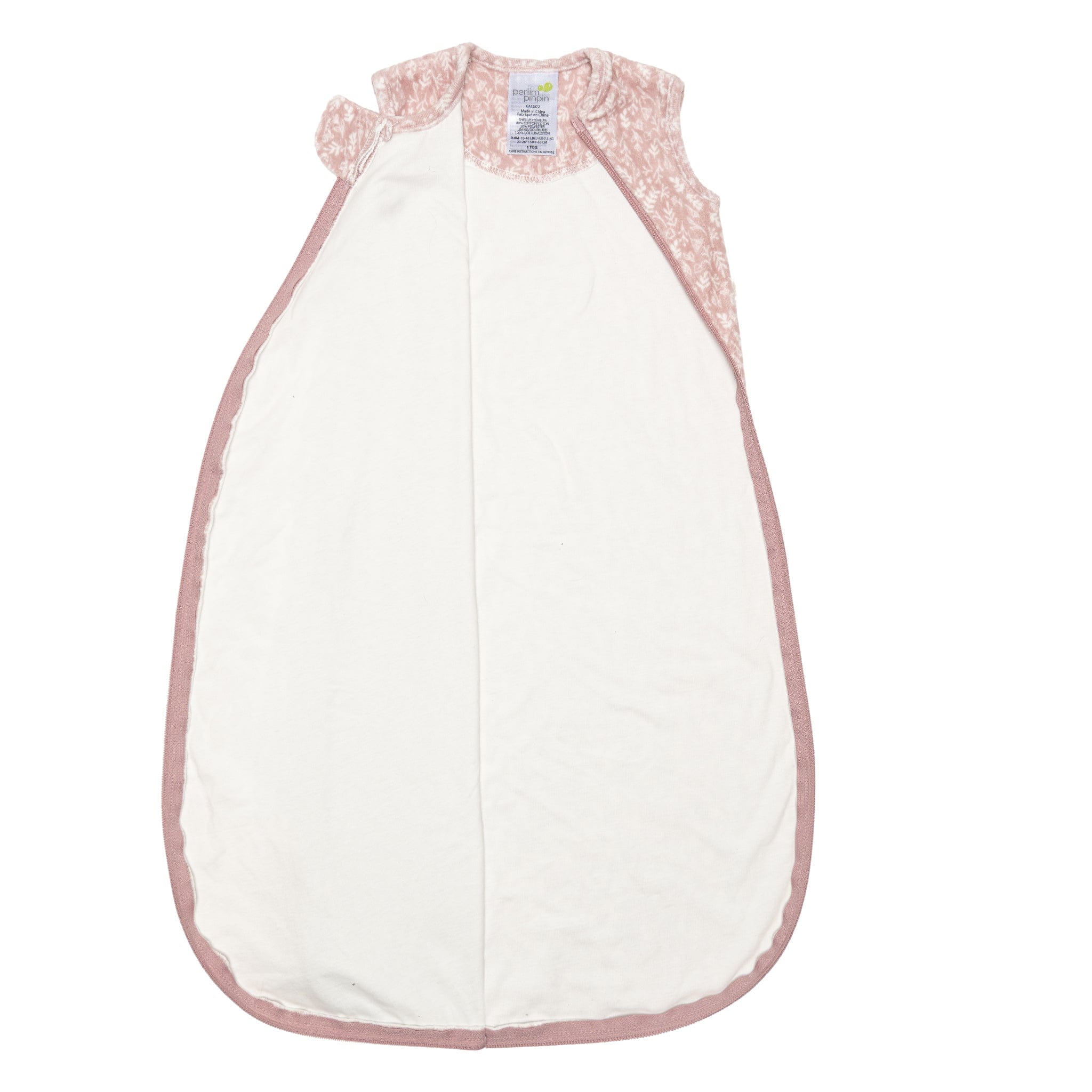 Velvet sleep sack - Floral (1.0 tog)