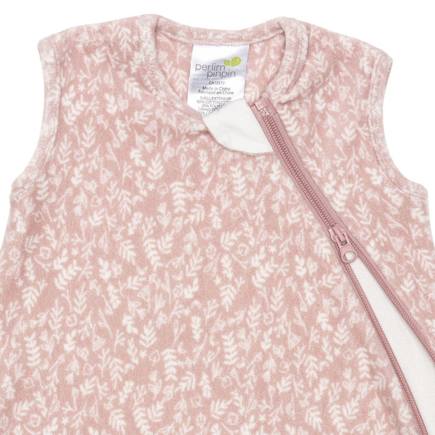 Velvet sleep sack - Floral (1.0 tog)