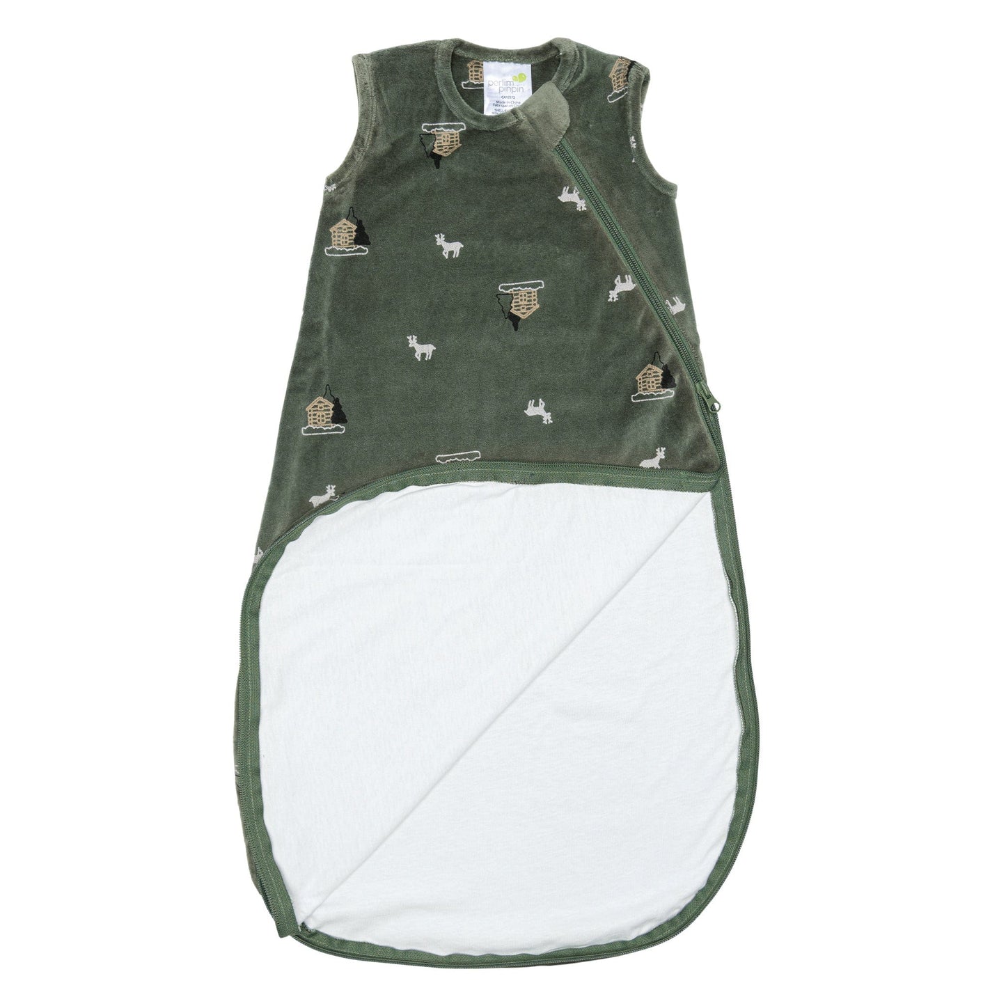 Velvet sleep sack - Forest (1.0 tog)