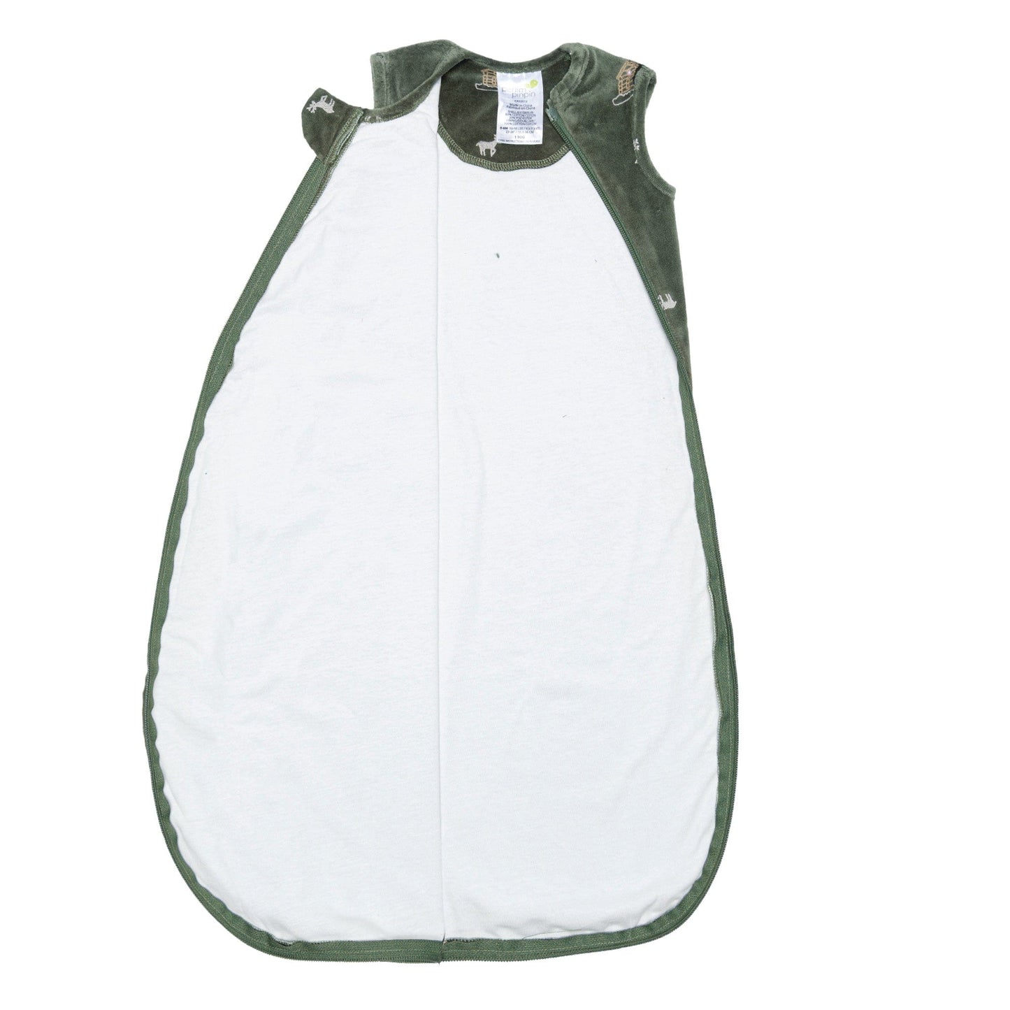 Velvet sleep sack - Forest (1.0 tog)