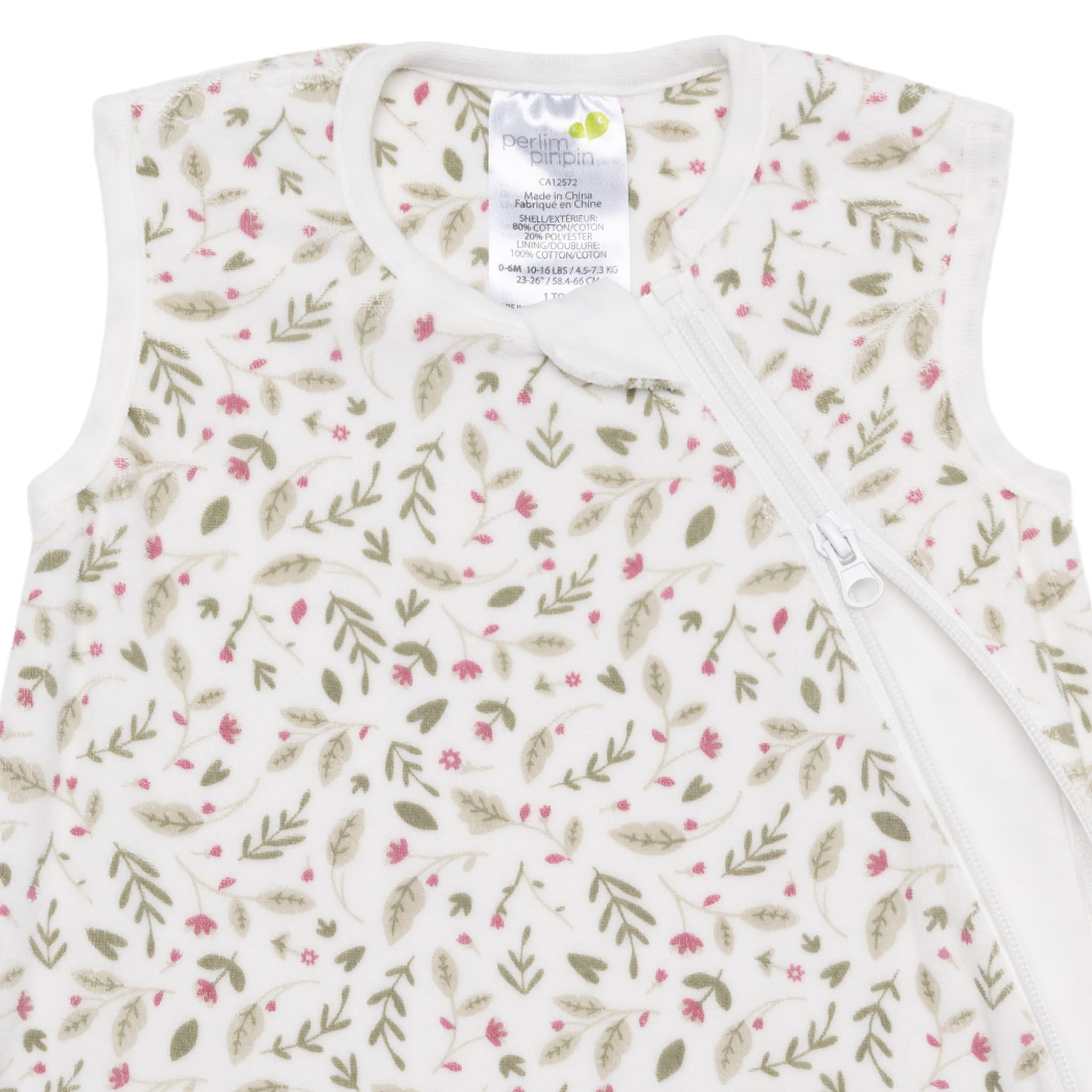 Velvet sleep sack - Meadow (1.0 tog)