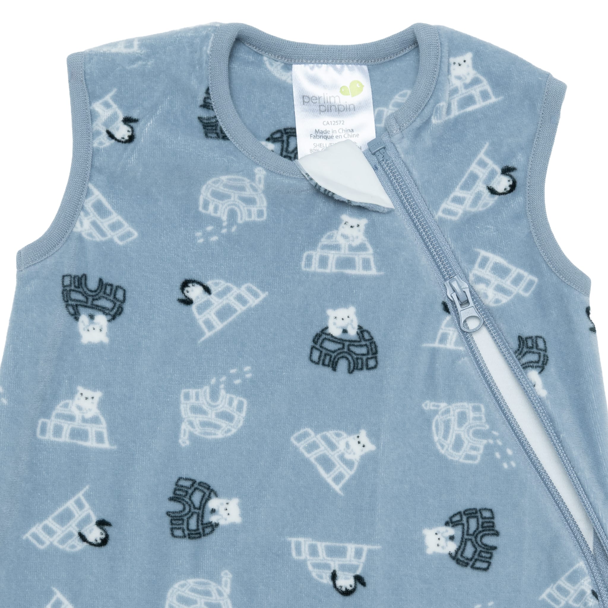 Velvet sleep sack - Polar (1.0 tog)