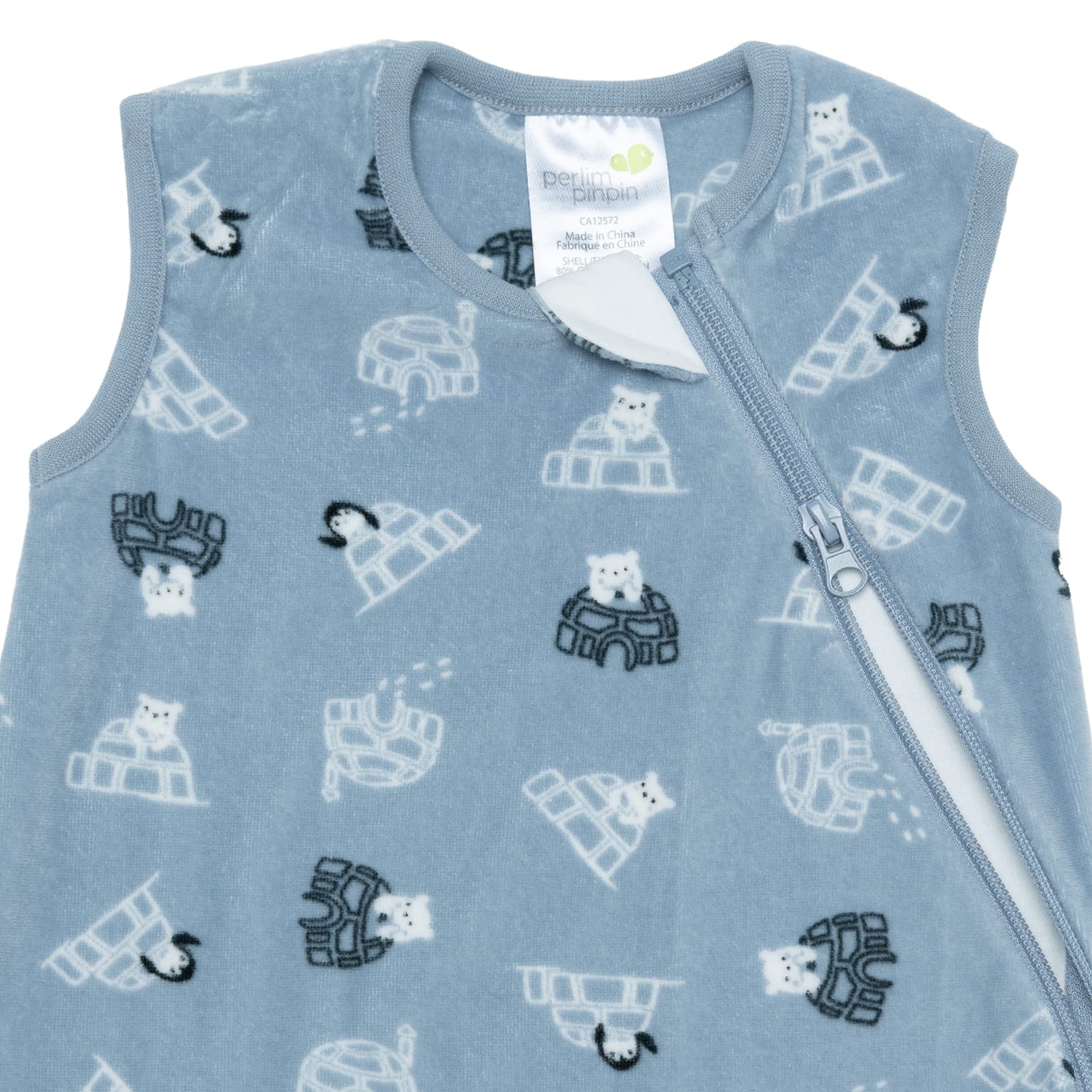 Velvet sleep sack - Polar (1.0 tog)