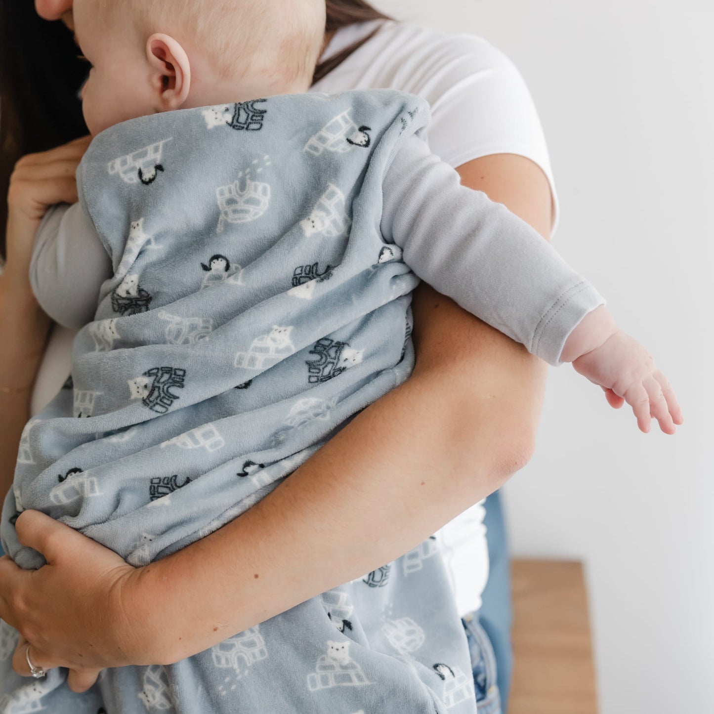 Velvet sleep sack - Polar (1.0 tog)