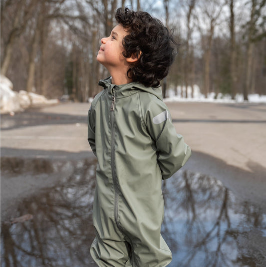 Combinaison de pluie imperméable - Kaki