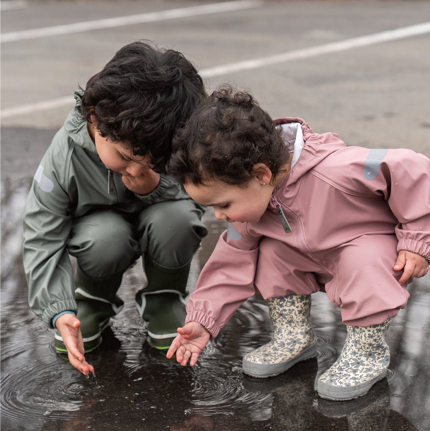 Rainwear one-piece suit - Peony