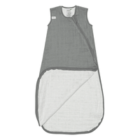 Cotton muslin sleep sack - Taupe (0.7 tog)