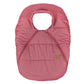 Winter elastic-fitted cover for car seat - Pink