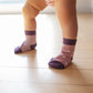 Baby socks - plum (pack of 4 pairs)